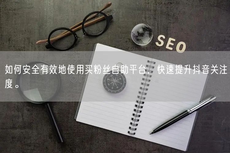 如何安全有效地使用买粉丝自助平台，快速提升抖音关注度。