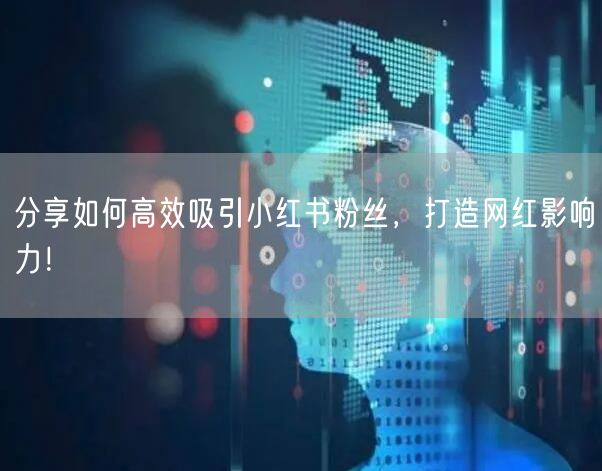分享如何高效吸引小红书粉丝，打造网红影响力！