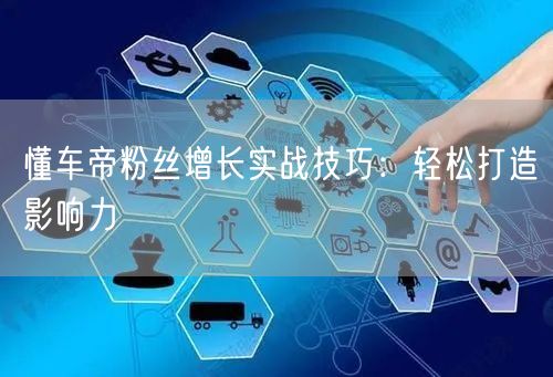 懂车帝粉丝增长实战技巧：轻松打造影响力